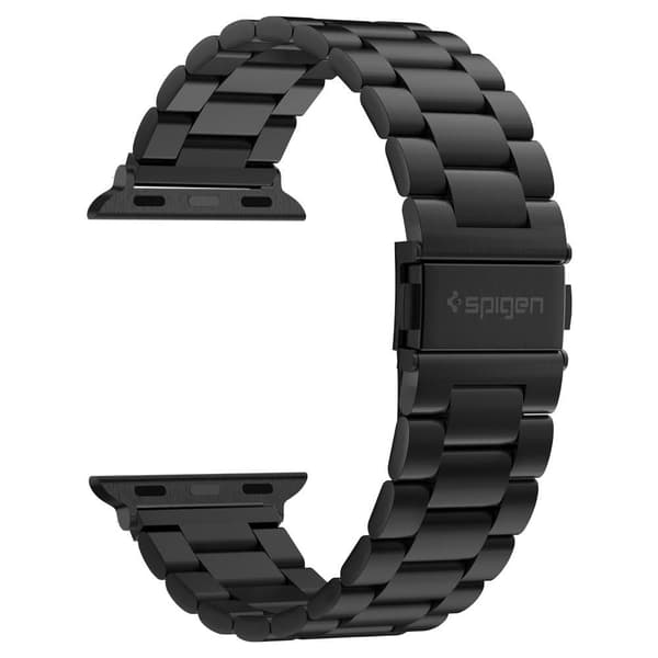 Spigen Modern Fit Band Apple Watch 4/5/6/7/8/SE/Ultra (42/44/45/49mm) - Svart