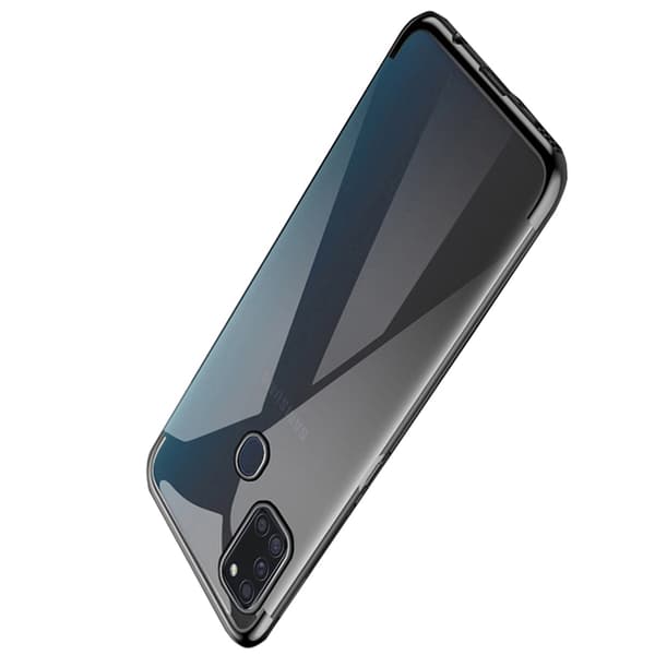 Samsung Galaxy A21S - Professionellt Skyddsskal i Silikon (FLOVEME) Svart