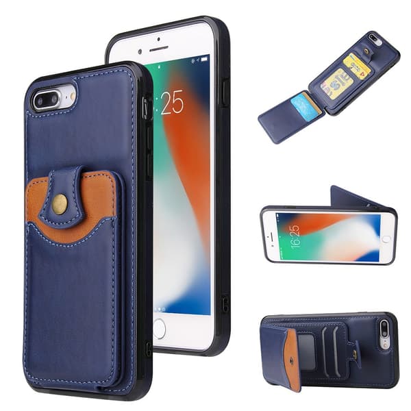 iPhone 8 Plus - Effektfullt Skal med Korthållare