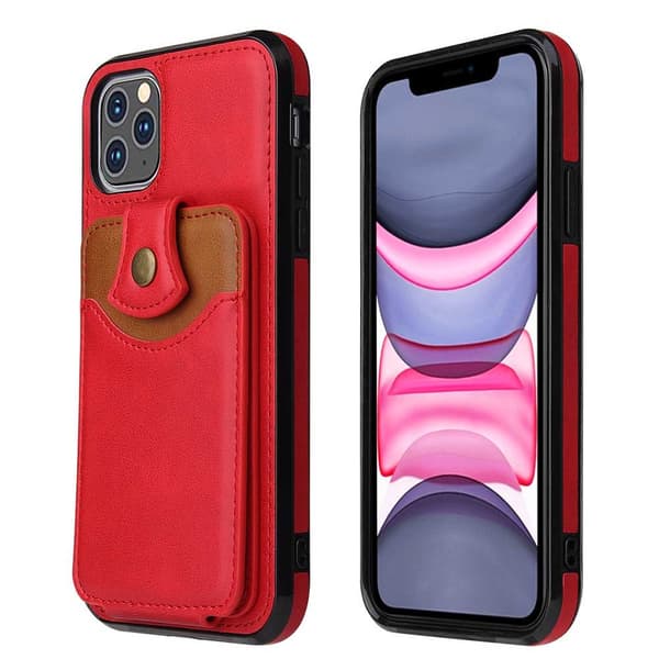 Genomtänkt Skal med Korthållare - iPhone 11 Pro Max