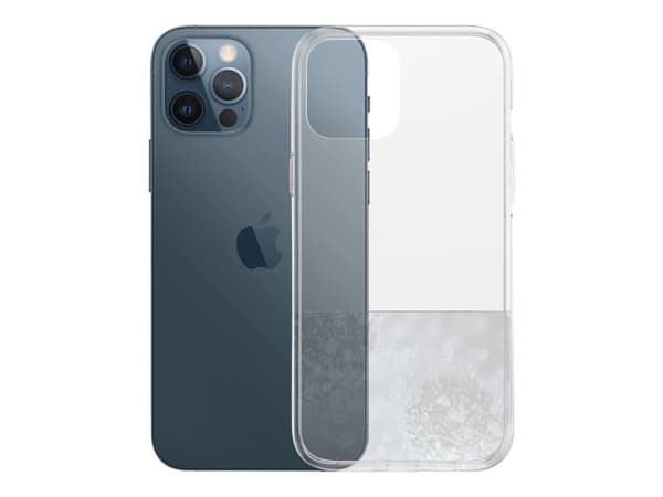 PanzerGlass ClearCase - Baksidedeksel for mobiltelefon - herdet glass, termoplast-polyuretan (TPU) - for Apple iPhone 12 Pro Max