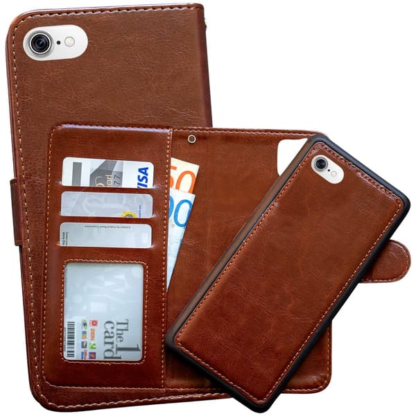 Smart tegnebogssag & Touchpenna til iPhone 7/8/SE