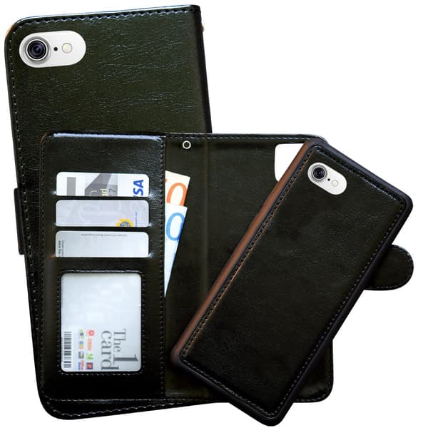 Smart tegnebogssag & Touchpenna til iPhone 7/8/SE