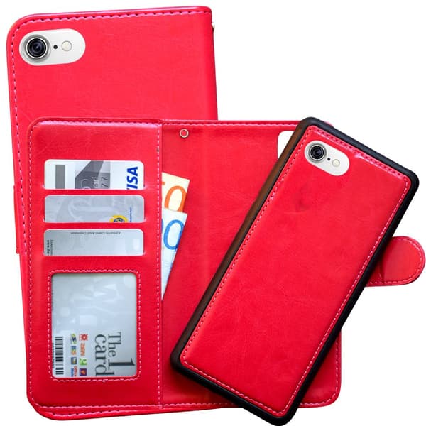 Smart tegnebogssag & Touchpenna til iPhone 7/8/SE