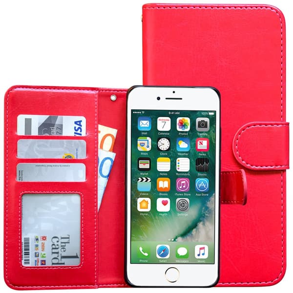 Smart tegnebogssag & Touchpenna til iPhone 7/8/SE