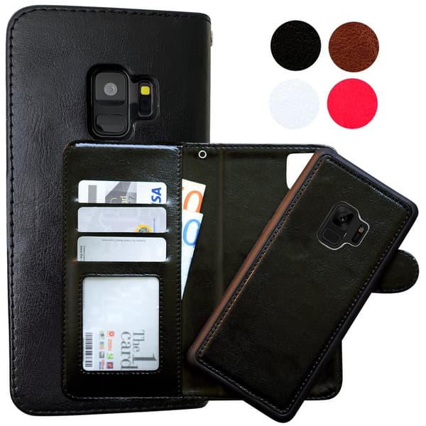 Uppgradera med Samsung Galaxy S9 - Läderfodral! Brown