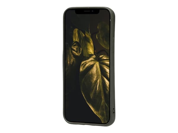dbramante1928 Grenen - Takakansi matkapuhelimelle - biohajoava planeettapohjainen materiaali - tumma oliivinvihreä - 6,1" - Apple iPhone 12, 12 Pro