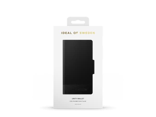 iDeal of Sweden IDUWAW20-I7-229, Lompakkokotelo, Apple, Apple iPhone SE (2020), 11,9 cm (4.7"), Musta