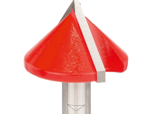 Bosch Expert for Wood - Rutertupp - for tre, heltre, løvtre, composite wood - V-Groove - 31.8 mm - lengde: 51 mm