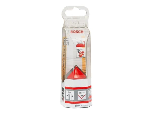 Bosch Expert for Wood - Rutertupp - for tre, heltre, løvtre, composite wood - V-Groove - 31.8 mm - lengde: 51 mm