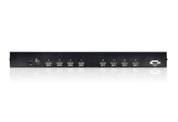 ATEN VanCryst 4 x 4 4K HDMI Matrix Switch VM0404HA - Video-/ljudomkopplare - skrivbordsmodell, rackmonterbar