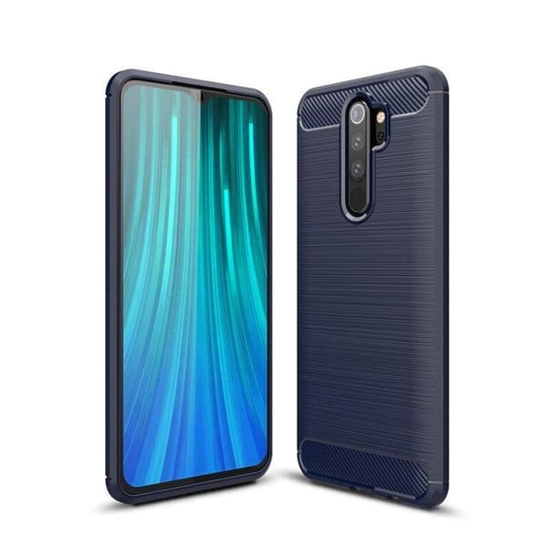 Stöttåligt Armor Carbon TPU-skal Xiaomi Redmi Note 8 Pro - Svart