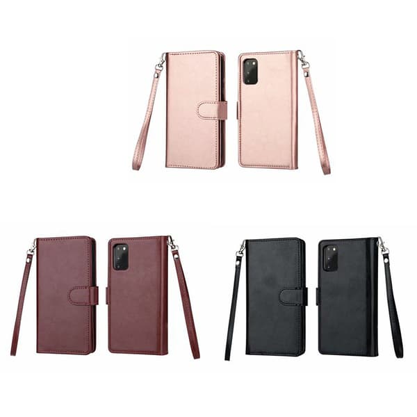 Samsung Galaxy S20 - Praktiskt FLOVEME 9-Kort Plånboksfodral