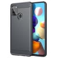 Miniatyrbild 8 av 11: Stöttåligt Armor Carbon TPU-skal Samsung A21s
