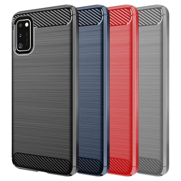 Stöttåligt Armor Carbon TPU-skal Samsung A41
