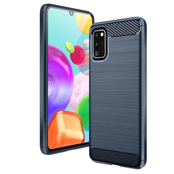 Stöttåligt Armor Carbon TPU-skal Samsung A41