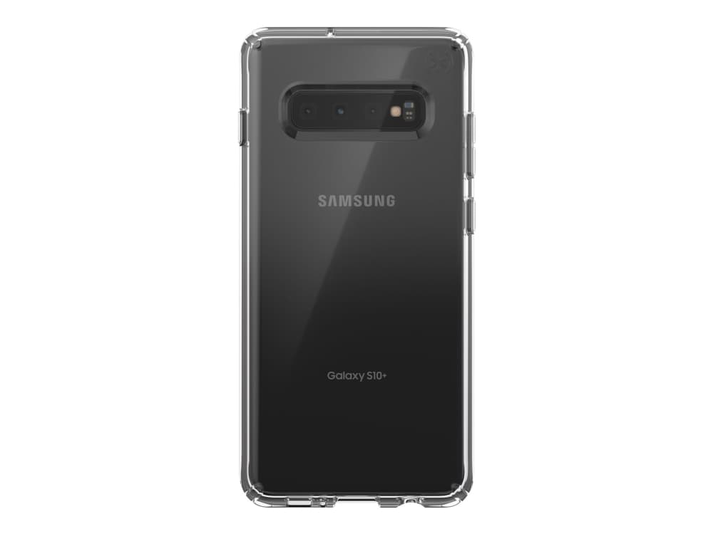 Speck Presidio Stay Clear - Stor - baksidedeksel for mobiltelefon - polykarbonat - blank - for Samsung Galaxy S10+