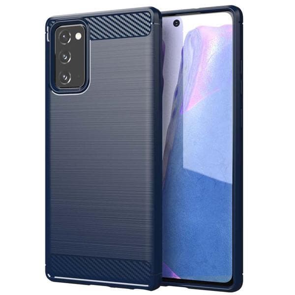 Stöttåligt Armor Carbon TPU-skal Samsung Note 20 Blå