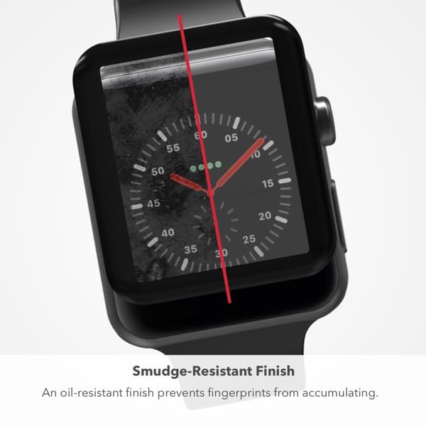 Apple Watch 38mm Heltäckande 3D Härdat Glas Skärmskydd 0,3mm
