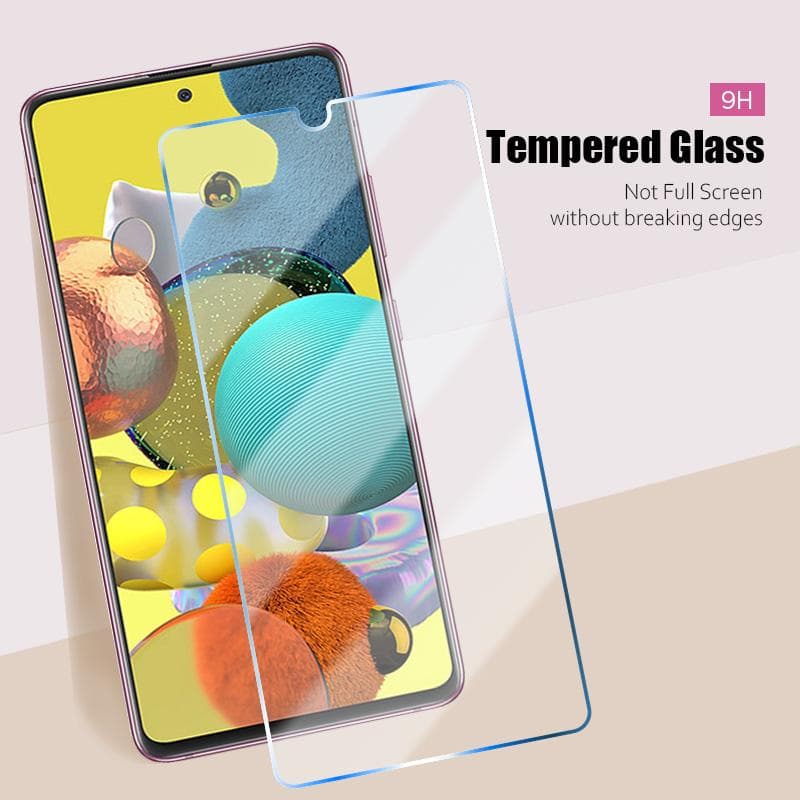 iCoverCase | Samsung Galaxy A21s | 2-Pakke Skjermebeskytter | Herdet Glass