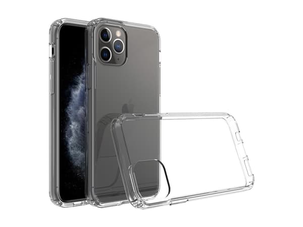 Screenor Hybrid - Baksidesskydd för mobiltelefon - transparent - för Apple iPhone 12, 12 Pro