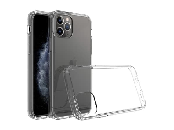Screenor Hybrid - Baksidesskydd för mobiltelefon - transparent - för Apple iPhone 12, 12 Pro