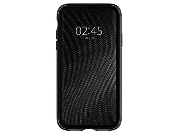 Spigen 064CS24871, Omslag, Apple, iPhone XR, Svart