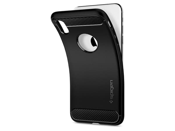 Spigen 064CS24871, Omslag, Apple, iPhone XR, Svart
