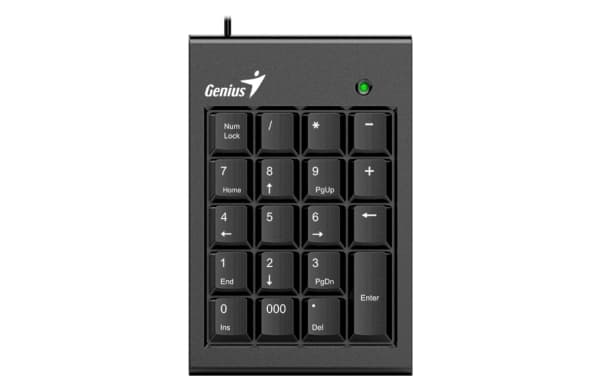 Genius NumPad 100, USB, Universell, Sort, 1,4 m, USB, Windows 10,Windows 7,Windows 8,Windows 8.1