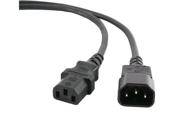 C-TECH nettkabel, forlenger, 1,8m VDE 220/230V strømforsyning