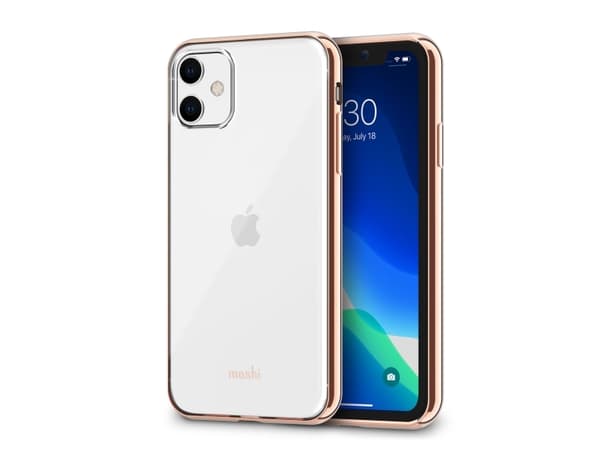 Moshi Vitros, Omslag, Apple, iPhone 11, 15,5 cm (6.1"), Champagne, Guld
