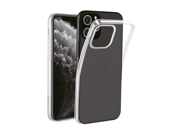 Vivanco Super Slim, Omslag, Apple, iPhone 12, iPhone 12 Pro, 15,5 cm (6.1"), Transparent