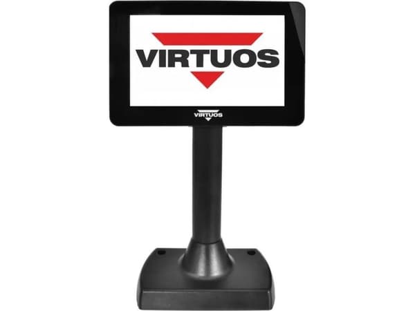 7'' LCD-färgdisplay Virtuos SD700F, USB, svart