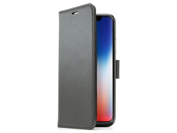 Screenor Smart Wallet Case - Vikbart fodral för mobiltelefon - eco-läder - för Apple iPhone 12, 12 Pro