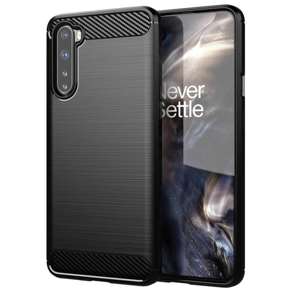 Stöttåligt Armor Carbon TPU-skal Oneplus Nord