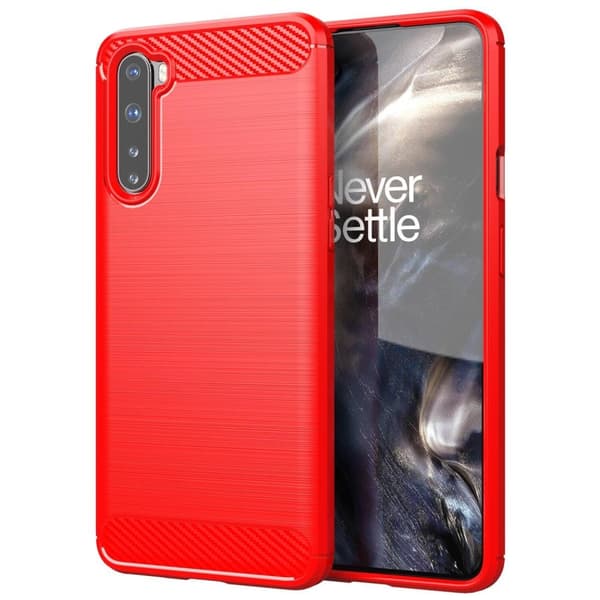 Stöttåligt Armor Carbon TPU-skal Oneplus Nord