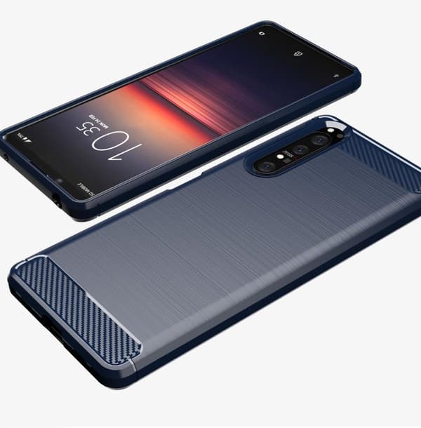 Stöttåligt Armor Carbon TPU-skal Sony Xperia 1 II