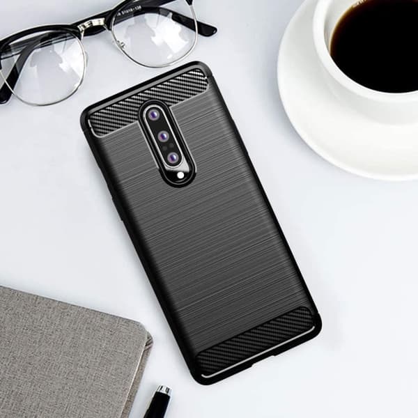 Stöttåligt Armor Carbon TPU-skal Oneplus 8