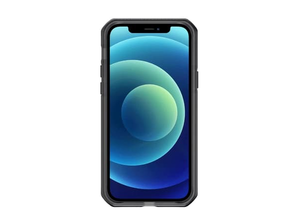 ITSKINS Supreme // Frost - Baksidedeksel for mobiltelefon - robust - termoplast-polyuretan (TPU), Impacthane, DuPont gel - svart og grå - for Apple i