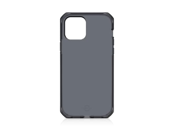 ITSKINS Supreme // Frost - Baksidedeksel for mobiltelefon - robust - termoplast-polyuretan (TPU), Impacthane, DuPont gel - svart og grå - for Apple i