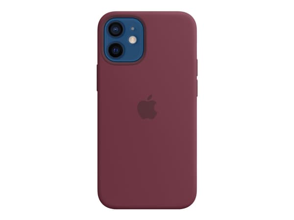 Apple - Baksidedeksel for mobiltelefon - med MagSafe - silikon - plomme - for iPhone 12 mini