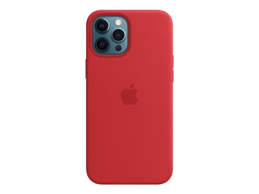 Apple - (PRODUCT) RED - baksidesskydd för mobiltelefon - med MagSafe - silikon - röd - för iPhone 12 Pro Max