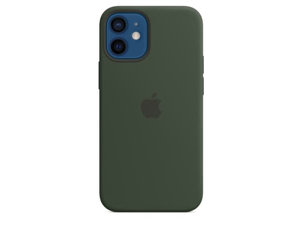 Apple - Baksidedeksel for mobiltelefon - med MagSafe - silikon - kyprosgrønn - for iPhone 12 mini