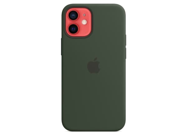 Apple - Baksidedeksel for mobiltelefon - med MagSafe - silikon - kyprosgrønn - for iPhone 12 mini