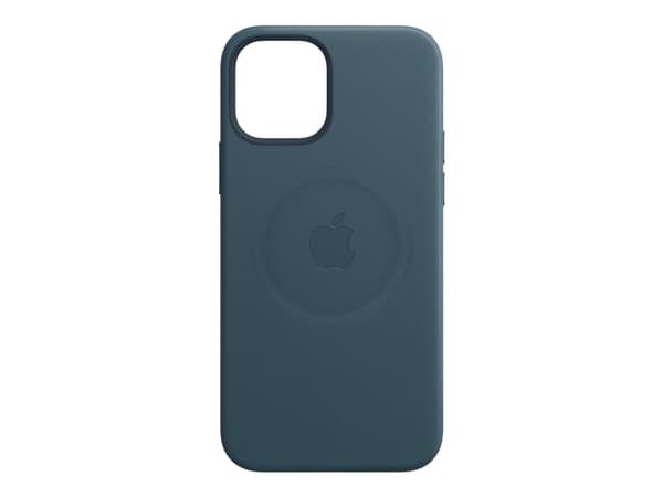 Apple - Baksidesskydd för mobiltelefon - med MagSafe - läder - baltisk blå - för iPhone 12 Pro Max
