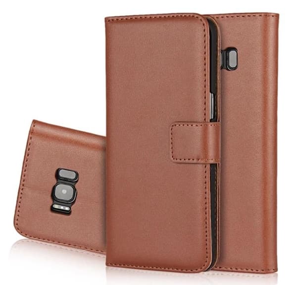 Samsung Galaxy S8 - TOMKAS Stilrena Plånboksfodral Brun