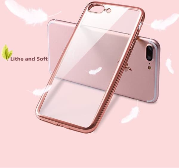 Tunt Elegant Praktiskt Silikonskal iPhone 8 LEMAN (MAX SKYDD)