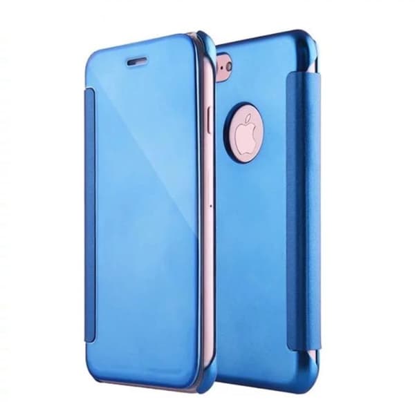 iPhone 6/6S Plus - LEMAN Stilrent Clear View-fodral (ORIGINAL) Himmelsblå