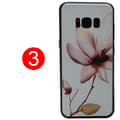 Miniatyrbild 5 av 11: LEMAN Skal med Blom-motiv för Samsung Galaxy S8