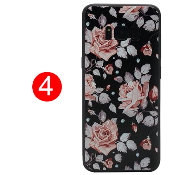 Samsung Galaxy S8 - Skyddande Blomsterskal 4
